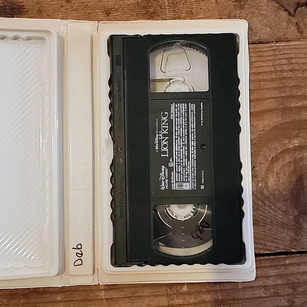 Lion king vhs